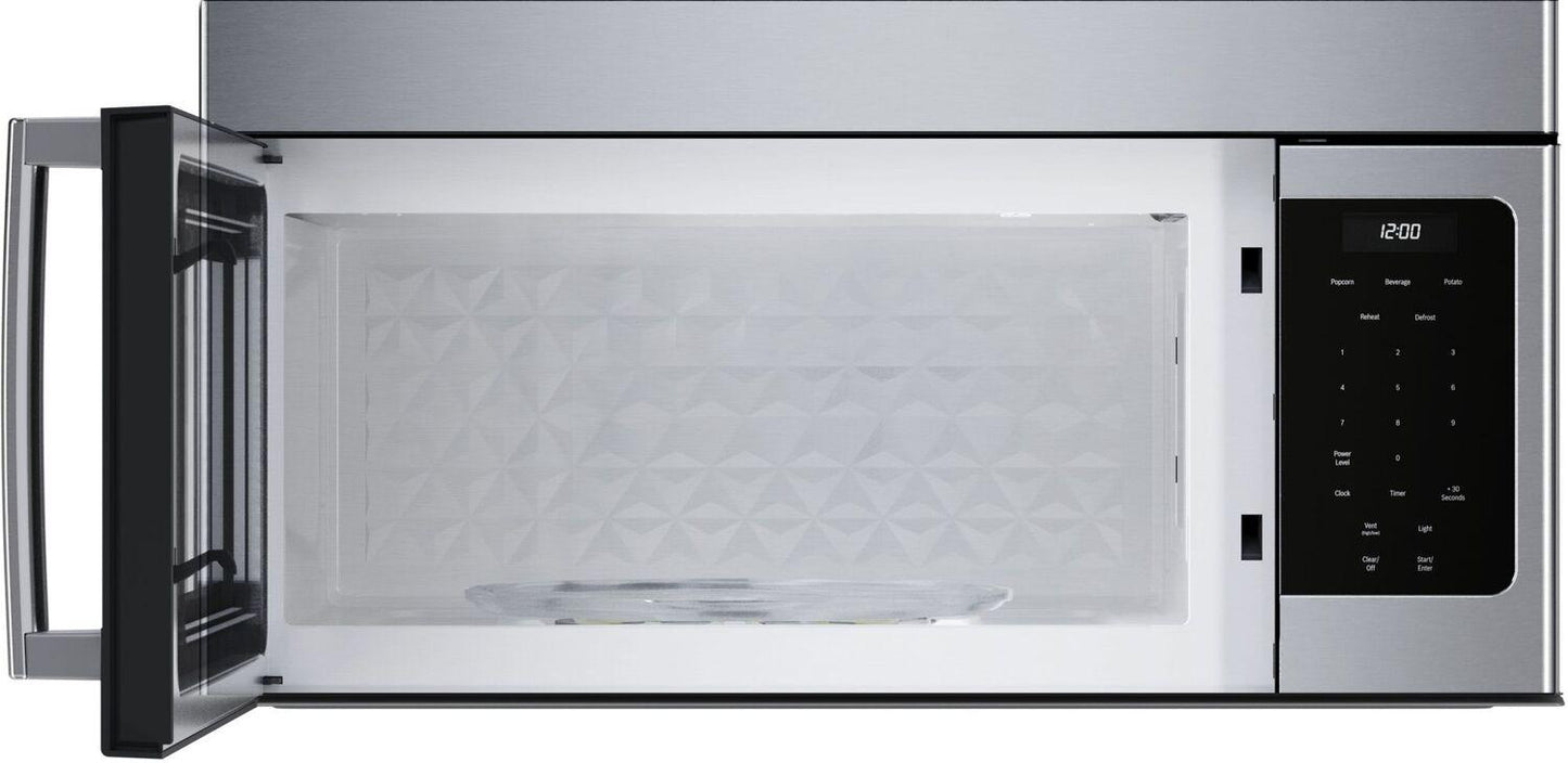 Bosch HMV3054U 300 Series, Over-The-Range Microwave, 30'', Door Hinge: left, Stainless steel