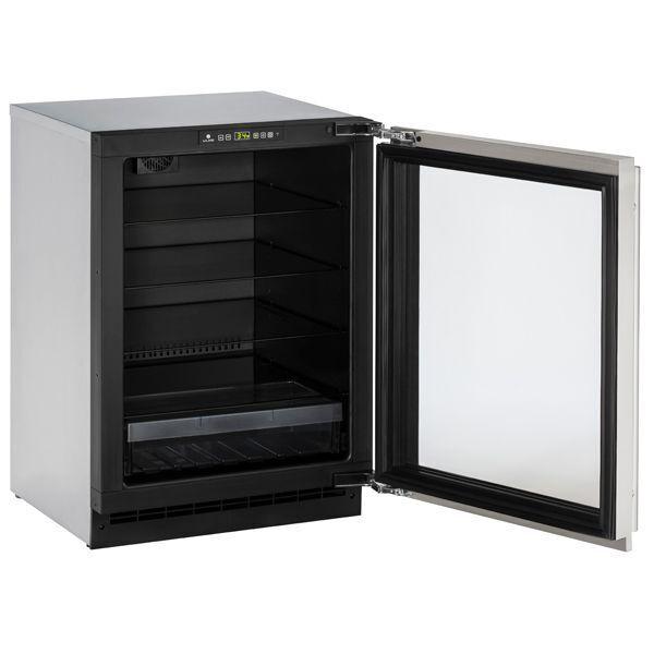 U-Line U2224RGLS00B 2224rgl 24" Refrigerator With Stainless Frame Finish and Field Reversible (115 V/60 Hz)