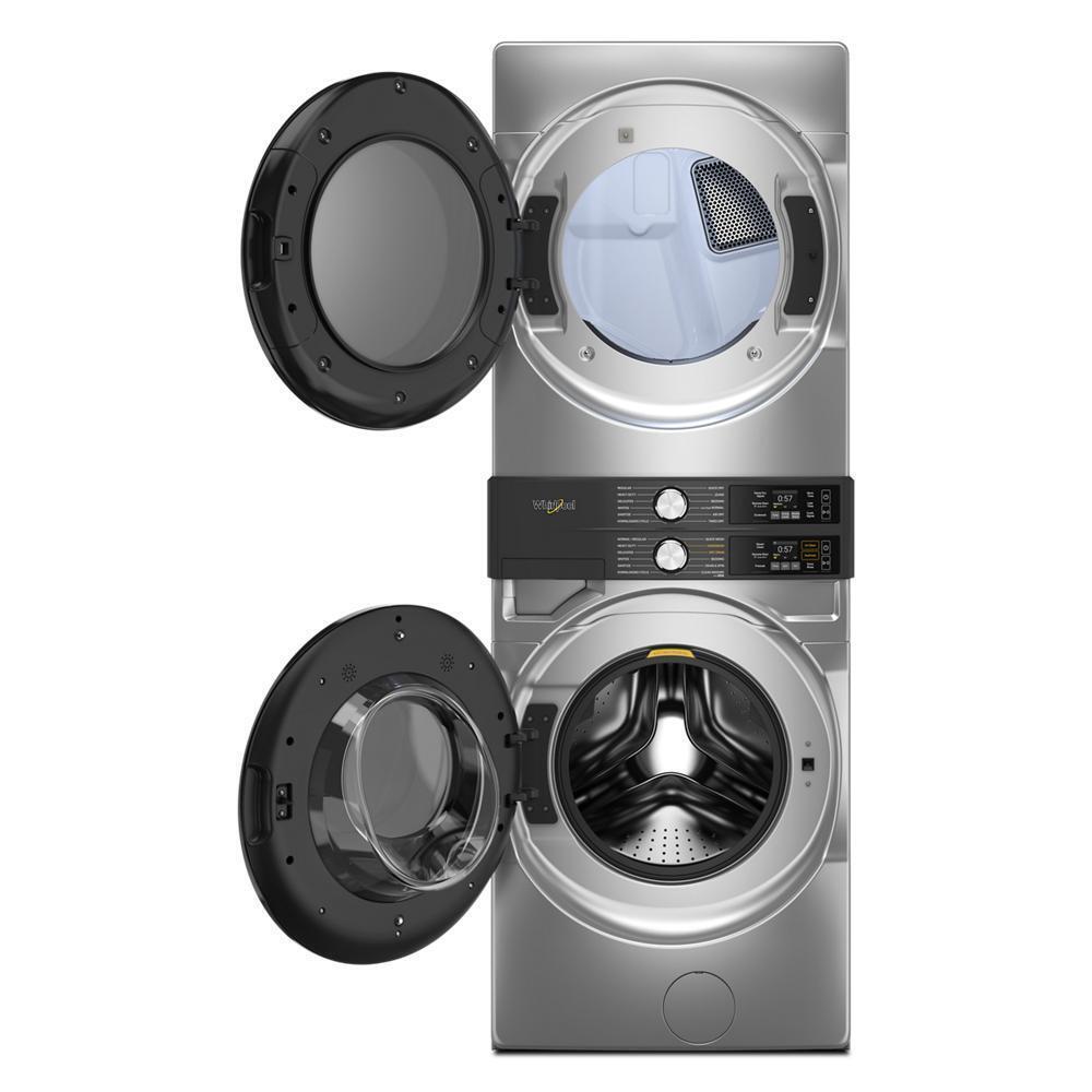 Whirlpool WEF5727TR Smart ENERGY STAR® Front Load Laundry Tower with UV Clean Technology & FreshFlowTM Vent System 4.5 cu. ft. Washer & 7.4 cu. ft. Electric Dryer