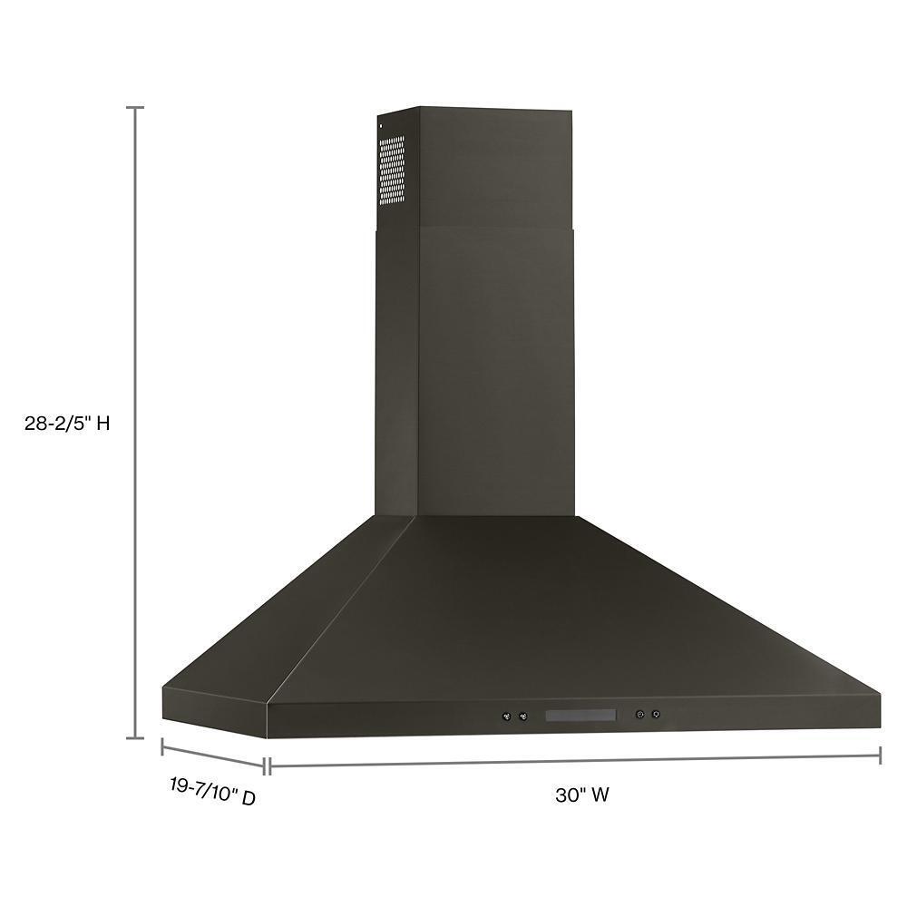 Whirlpool WVW93UC0LV 30" Chimney Wall Mount Range Hood with Dishwasher-Safe Grease Filters