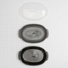 W10660052 KitchenAid Universal Steaming Container for Standard Size Microwave Ovens - Black (Includes See-through Lid, Steamer Basket, and Bottom Piece)