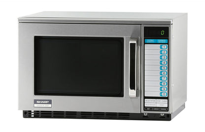R22GTF Sharp Heavy-Duty 1200 Watt Commercial Microwave Oven