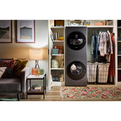 Whirlpool WFH5424SJ Compact ENERGY STAR® Ventless Heat Pump Laundry Tower with 2.7-cu ft Washer and Electric 4.3-cu ft Dryer