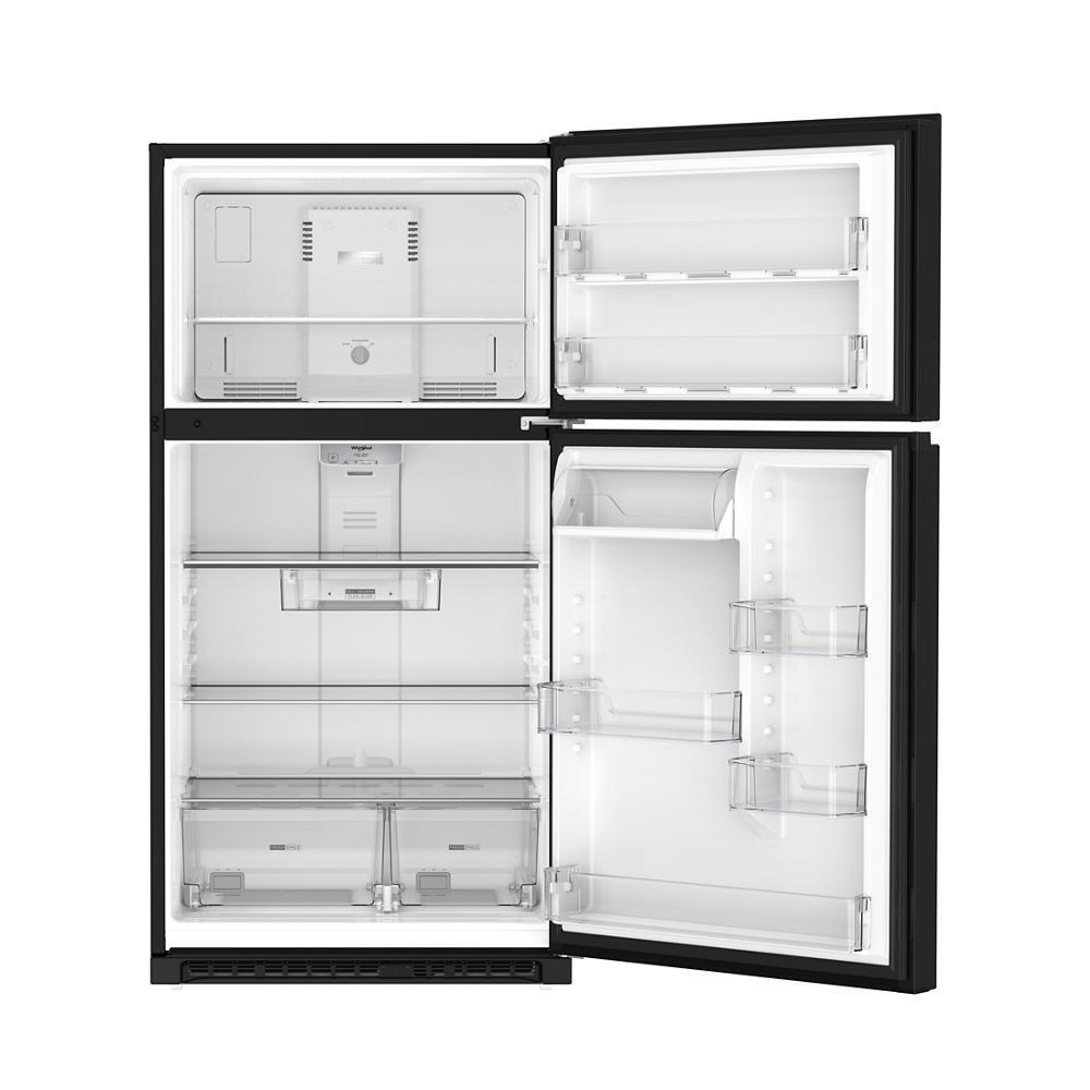 WRTX3021TB Whirlpool® 32.8-inch Wide Top Freezer Refrigerator with Total Coverage Cooling- 21.3 Cu. Ft.
