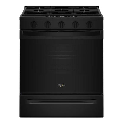 Whirlpool WSGS5030SB 30-inch Gas Smart Range with Air Cooking Technology
