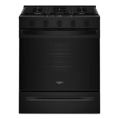 Whirlpool WSGS5030SB 30-inch Gas Smart Range with Air Cooking Technology