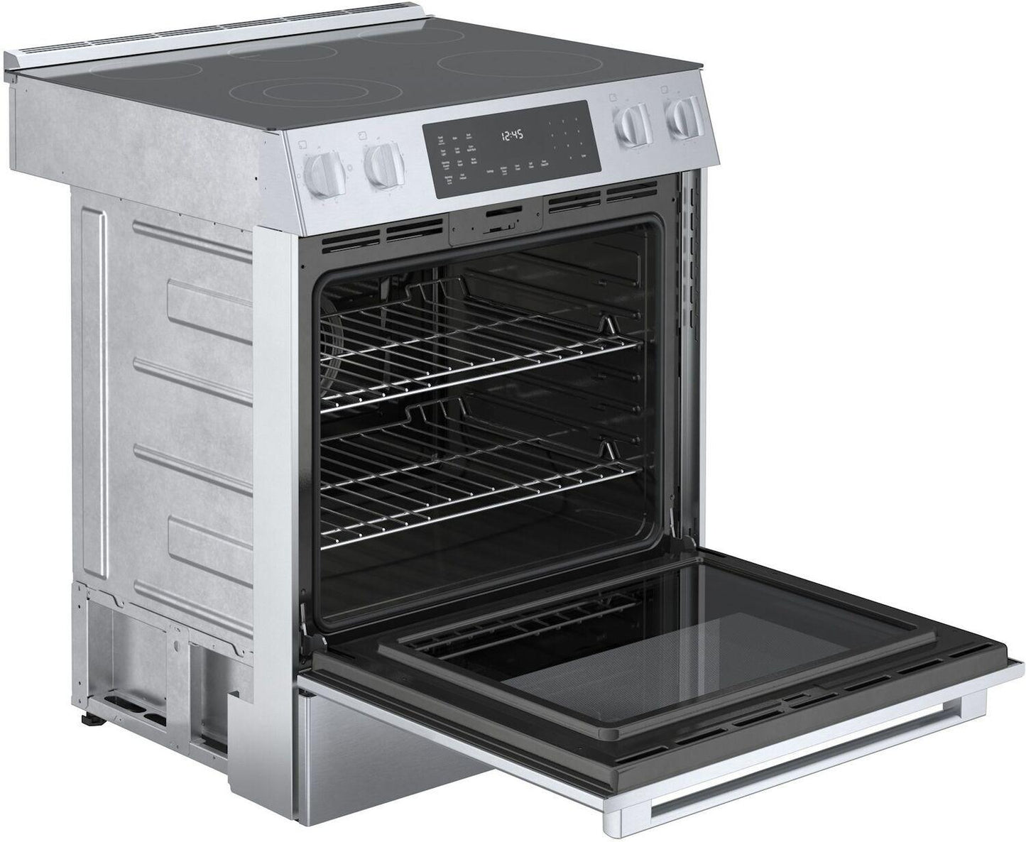 Bosch HEI8056U 800 Series, Electric slide-in range, 30'', Stainless steel