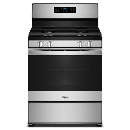 Whirlpool WFGS3130TS 30-inch Gas Range with Crispy Mode and Dishwasher Safe Grates