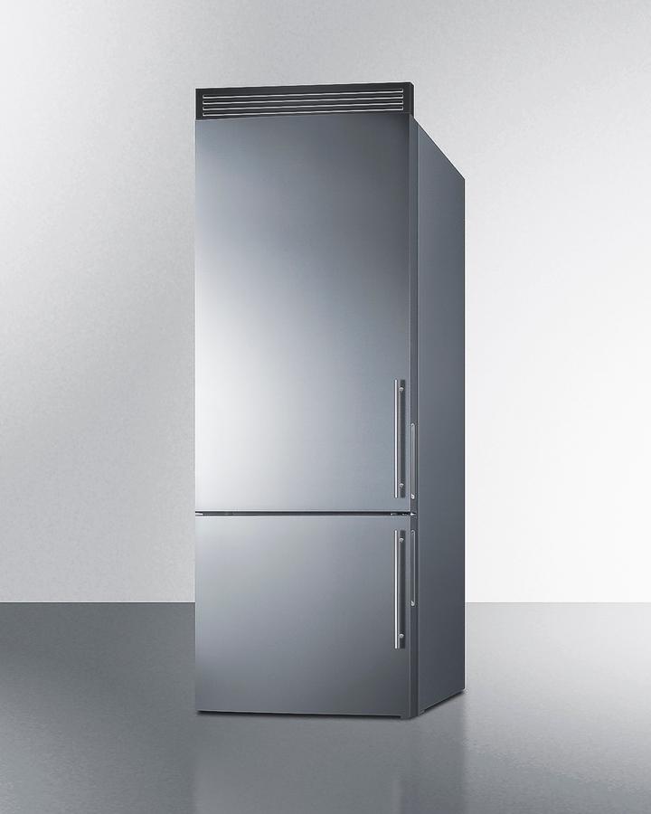 Summit FFBF279SSXH72LHD 28" Wide Bottom Freezer Refrigerator