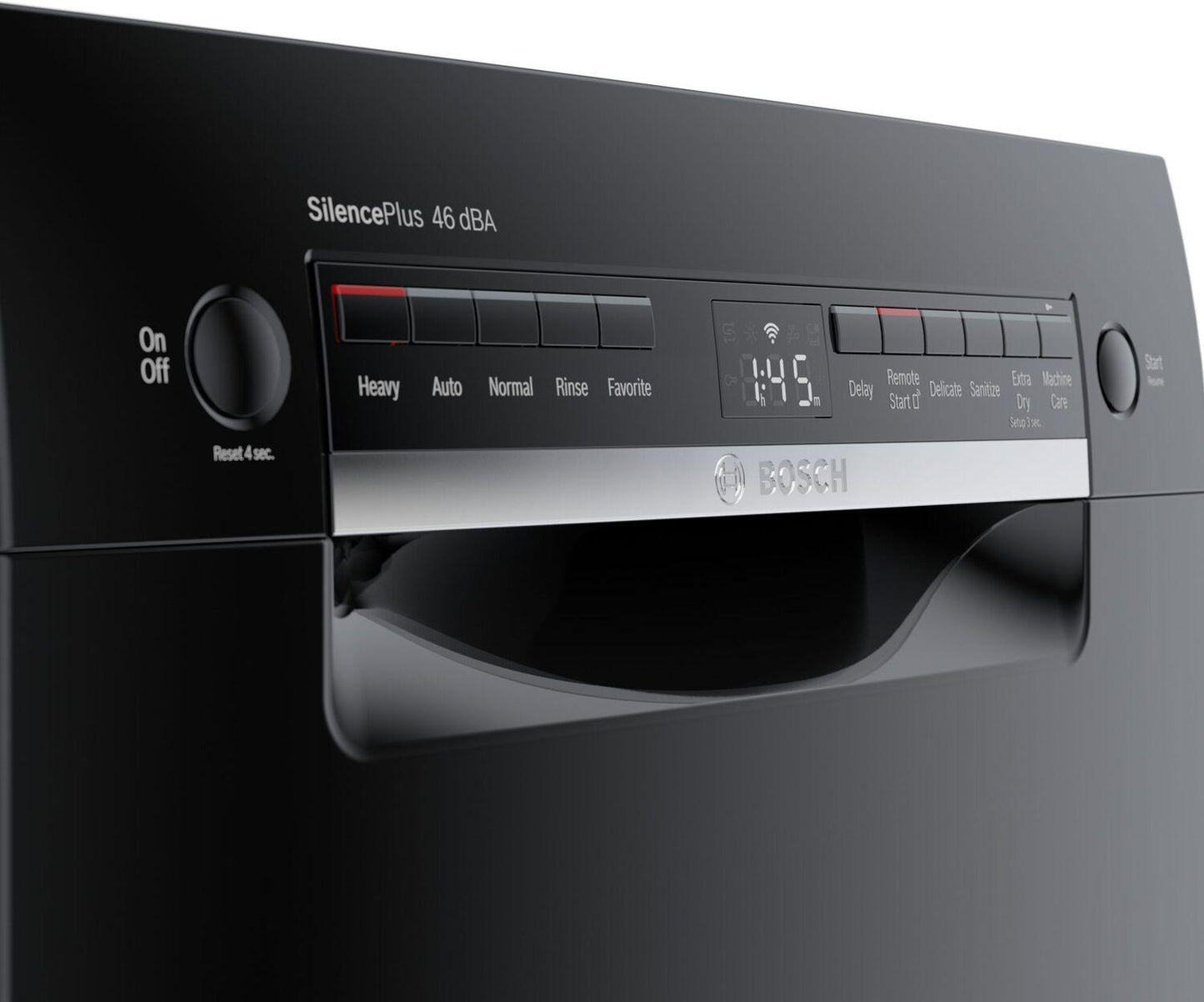Bosch 300 Series Dishwasher 17 3/4" Black SPE53B56UC