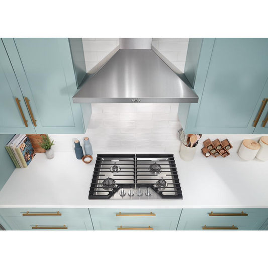 Whirlpool WCGK3030PS 30-inch Gas Cooktop with SpeedHeat™ Burners