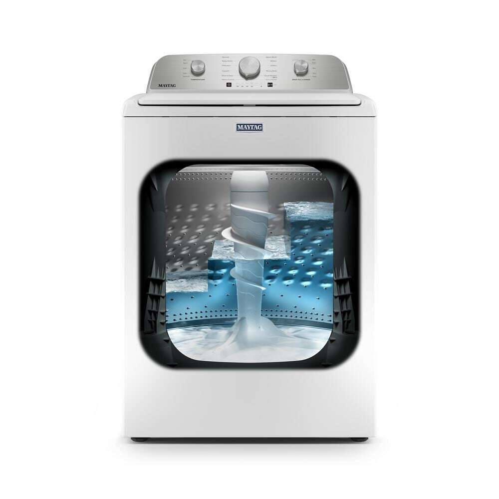 Maytag MTW5205TW 4.7 Cu. Ft. Top Load Agitator Washer with Extra Power Cycle