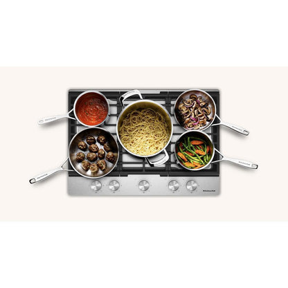 KCGK330SSS KitchenAid® 30 in. Gas Cooktop with 5 Versatile Burners