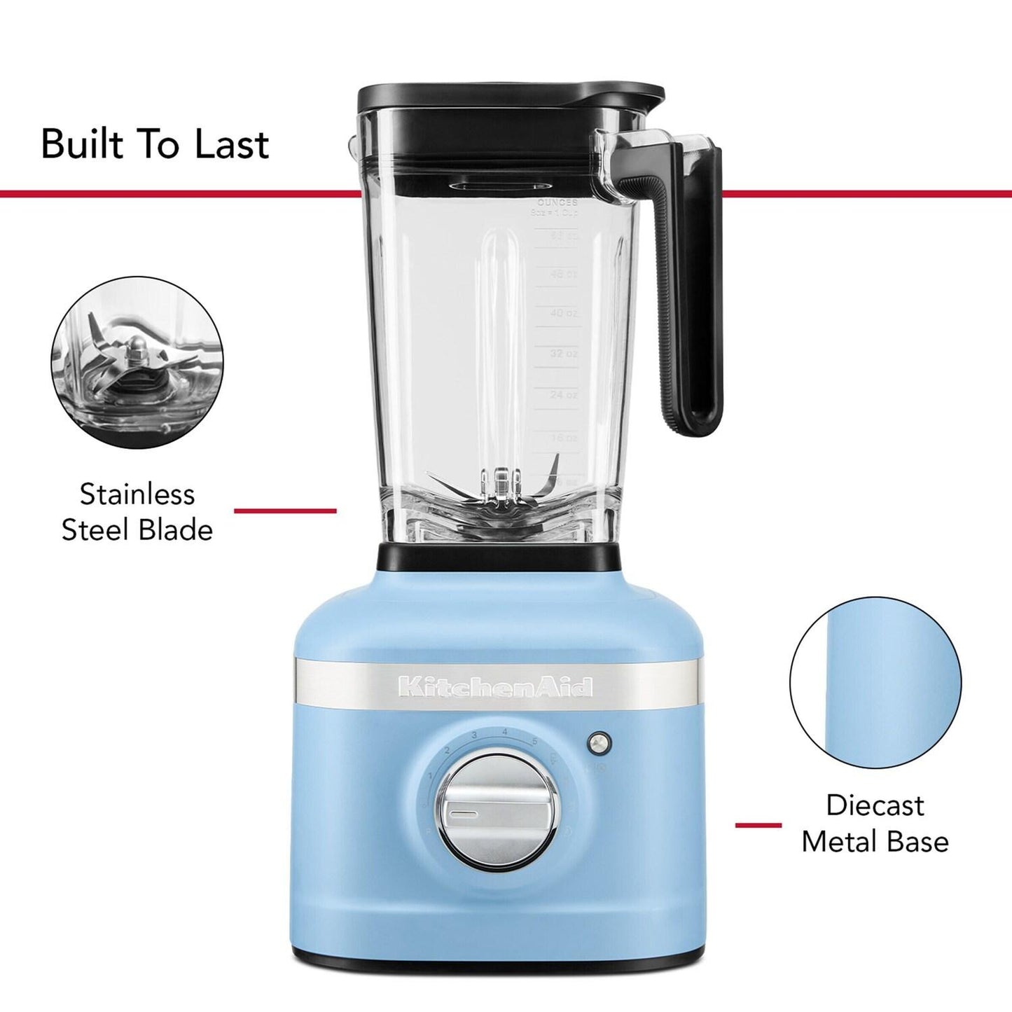 Kitchenaid RKSB40XXVB Refurbished K400 Variable Speed Blender