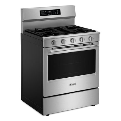 Maytag MFGS7030SZ 30-Inch Wide Freestanding Gas Range with Grill Mode and No Preheat Air Fry - 5.0 Cu. Ft.
