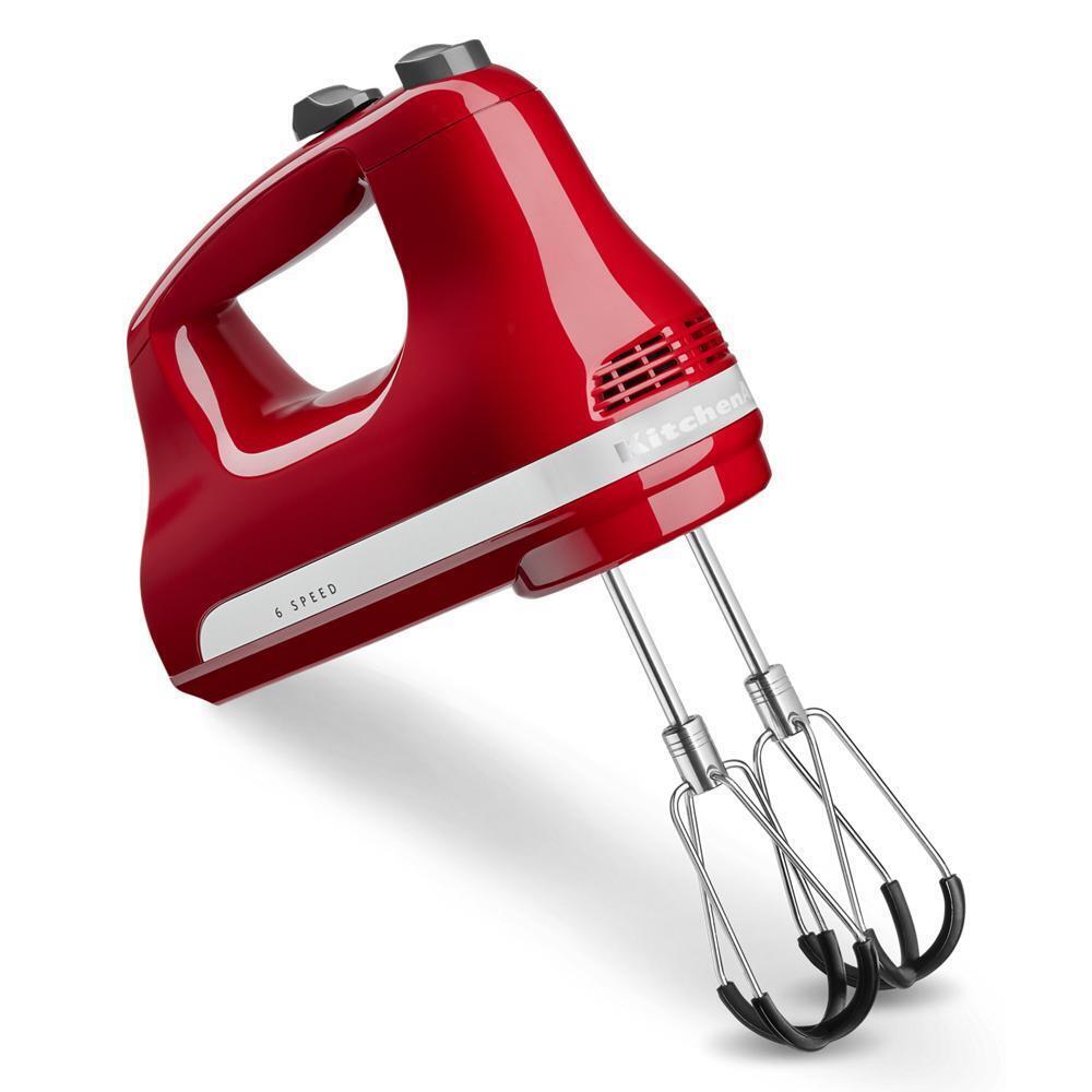 Kitchenaid KHM6118CU 6 Speed Hand Mixer with Flex Edge Beaters