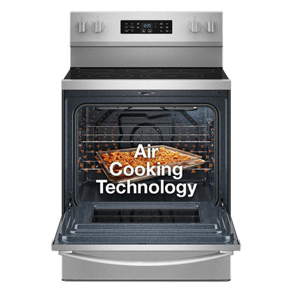 Whirlpool WFES5730SZ 30-inch Electric Range with Air Cooking Technology