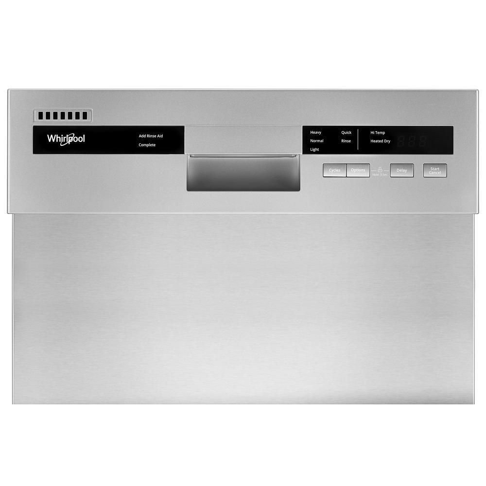 Whirlpool WDPS5118PM Small-Space Compact Dishwasher with Stainless Steel Tub