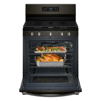 Whirlpool WFGS4530SV 30-inch Gas Range with Air Cooking Technology and Steam Clean