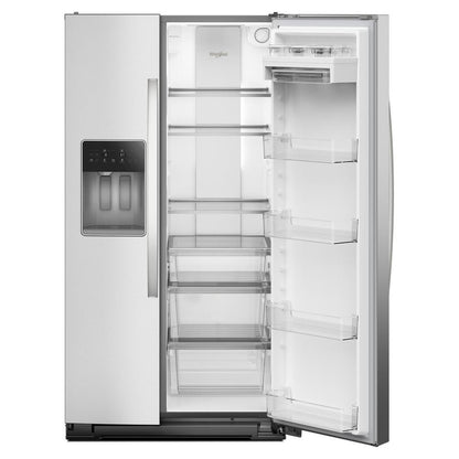 Whirlpool WRSC6536RZ 36-inch Counter Depth Side-by-Side Refrigerator with Prep & Store Bins