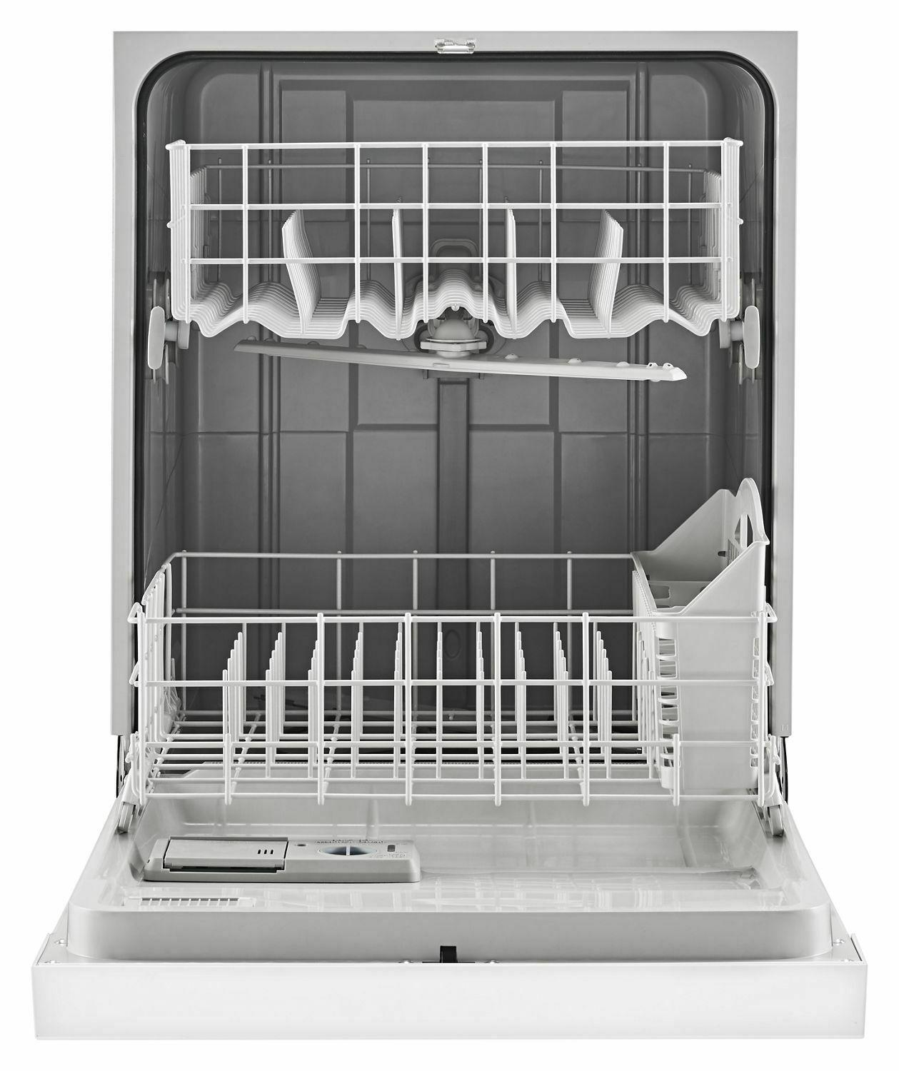 Dishwasher with Triple Filter Wash System - White