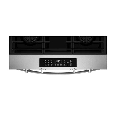 Whirlpool WSGS4530TS 30-inch Gas Smart Range with Air Cooking Technology and Steam Clean