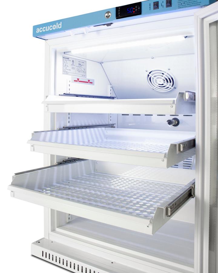 Summit ARG6PVDR 6 CU.FT. ADA Height Vaccine Refrigerator With Removable Drawers