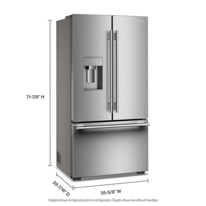 Kitchenaid KRFC736SPS Counter-Depth French Door Refrigerator with External Water Dispenser