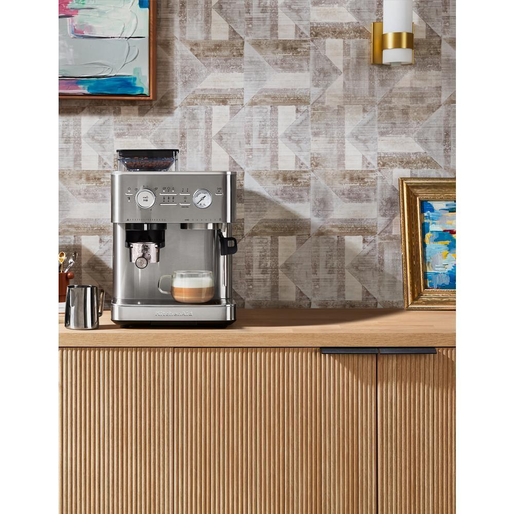 Kitchenaid KES6551SX Semi Automatic Espresso Machine with Burr Grinder