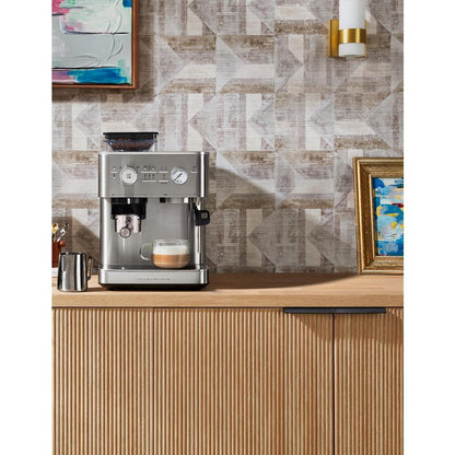 Kitchenaid KES6551SX Semi Automatic Espresso Machine with Burr Grinder