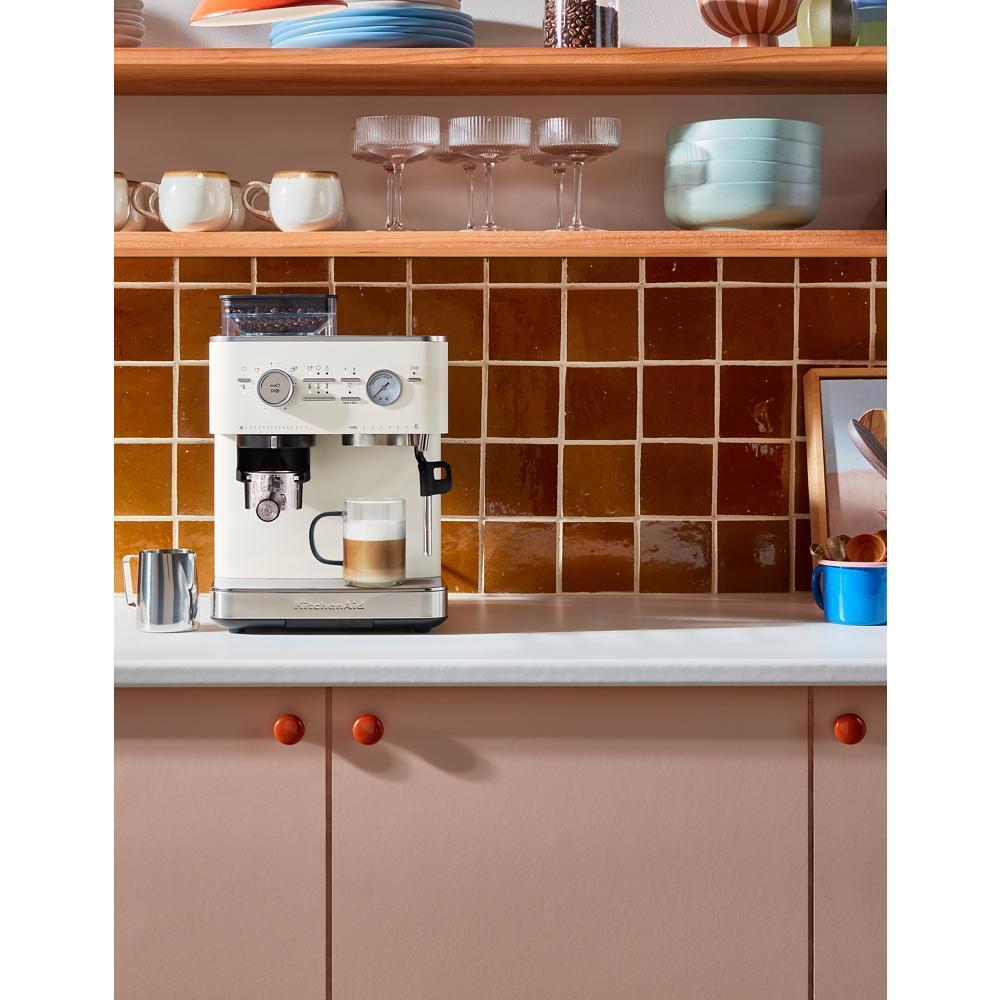 Kitchenaid KES6551PL Semi Automatic Espresso Machine with Burr Grinder