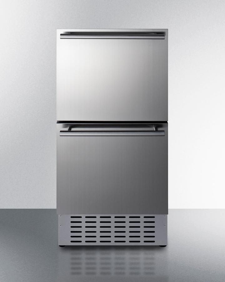 Summit 18" Wide 2-drawer All-refrigerator