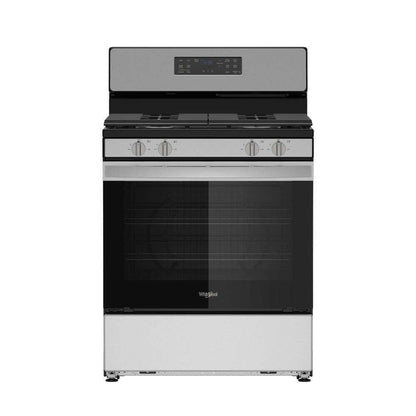 Whirlpool WFGS3030RS 30-inch Gas Range with Crispy Mode and Dishwasher Safe Grates