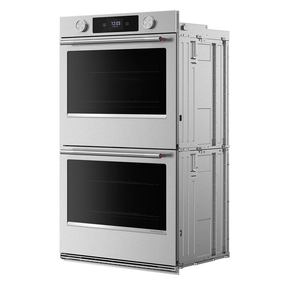 Kitchenaid KOED930SPS 30-inch Smart Electric Double Wall Oven with Intelligent Cooking Camera - PrintShield™ Finish