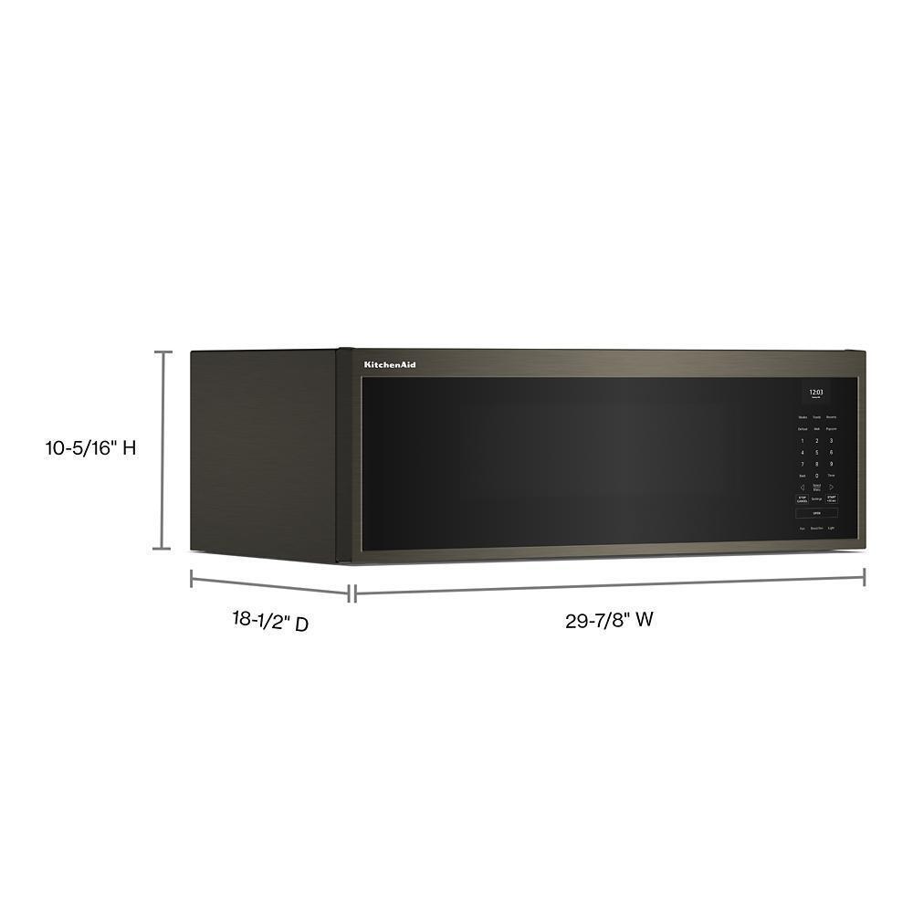 Kitchenaid KMML550RBS Smart Low Profile Microwave Hood Combination with Dual Fan Ventilation