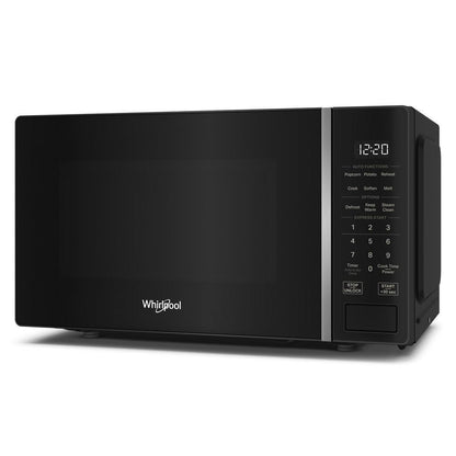 Whirlpool WMCS3018RB 0.7 cu. ft. Black Countertop Microwave With Steam Clean - 700 watt