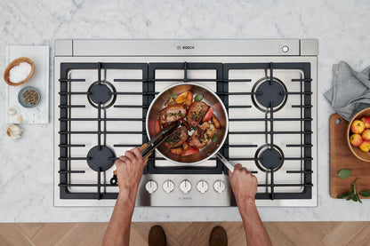 Bosch NGM8659UC 800 Series, Gas hob, 36'', Stainless steel