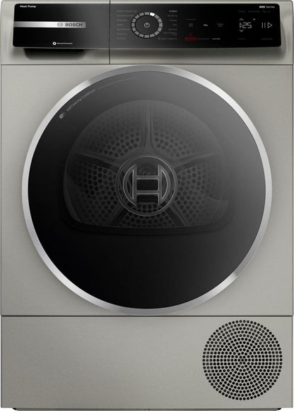 Bosch WQB245AXUC 800 Series, heat pump dryer, Silver inox