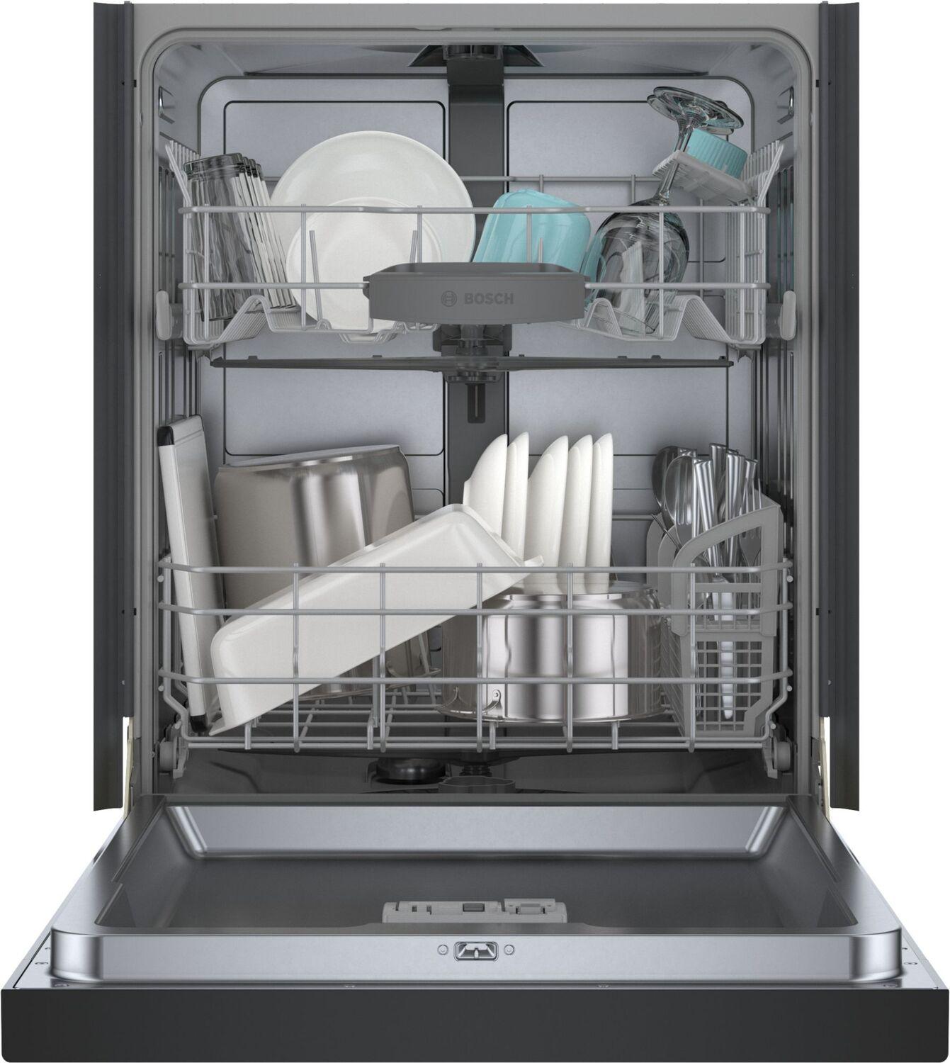 Bosch SHE4AEM6N 100 Plus Dishwasher 24" Black