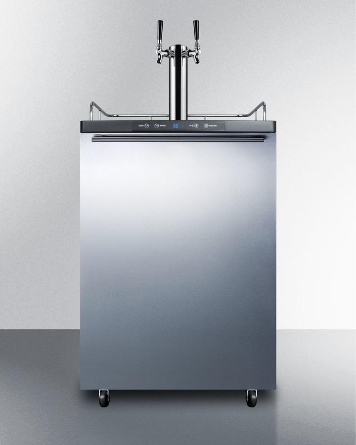 Summit SBC635M7SSHHTWIN 24" Wide Kegerator