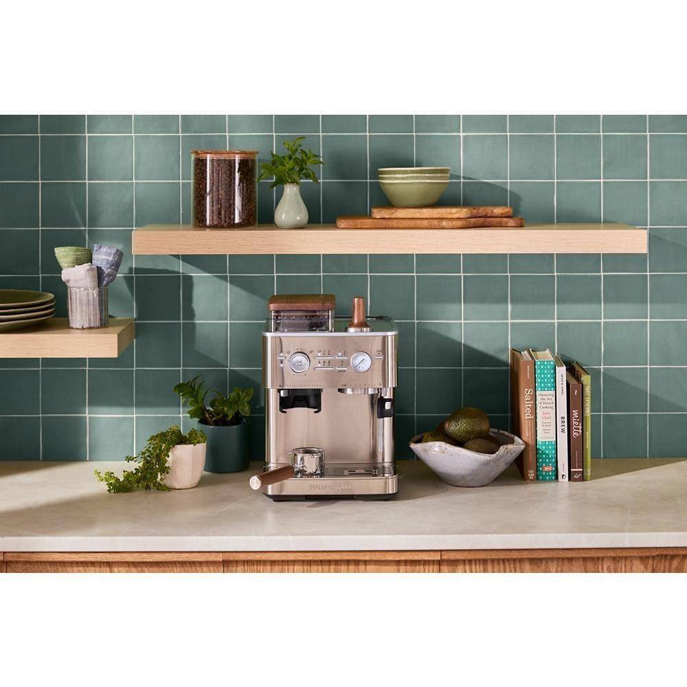 Kitchenaid KES6551SX Semi Automatic Espresso Machine with Burr Grinder