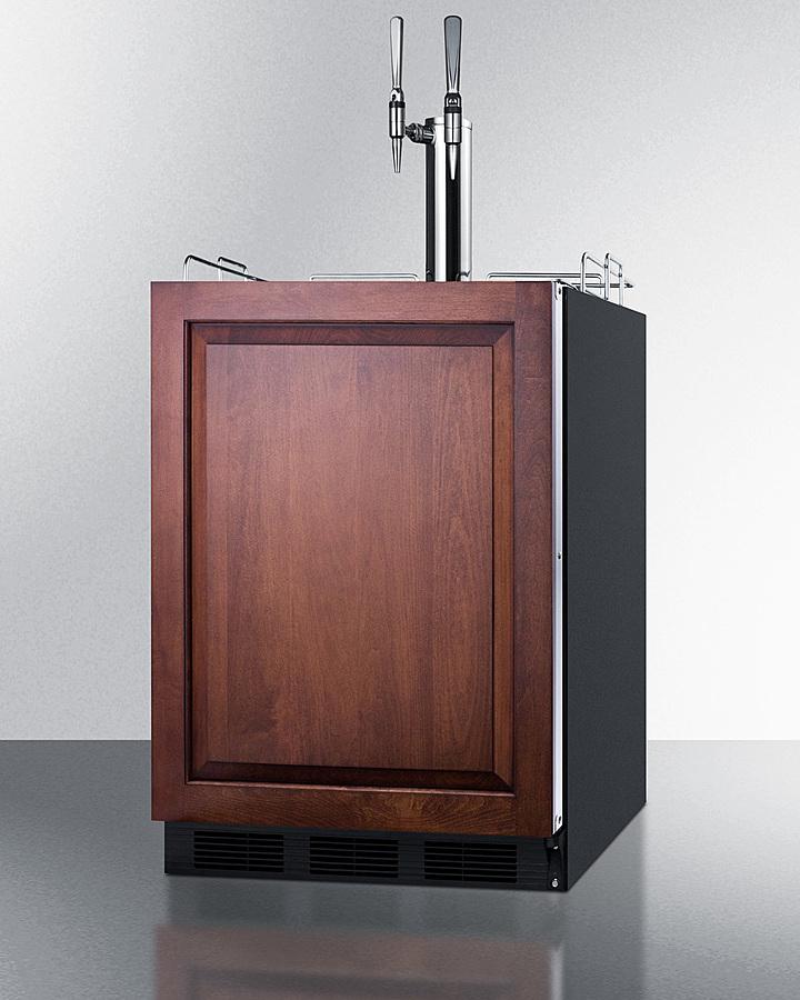 Summit SBC58BLBIADAIFNCFTWIN 24" Wide Built-in Nitro Coffee Kegerator, ADA Compliant (panel Not Included)