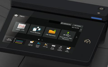 Sharp BPC545PW BP-C545PW Color Printer Prints up to 45 pages per minute Maximum paper capacity of 2,350 sheets Exceptional Image Quality with 1,200 x 1,200 dpi print resolution