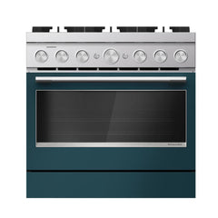 Kitchenaid KFDS936SAG 36-Inch 6 Burner Commercial-Style Dual Fuel Range with No Preheat Air Fry Mode