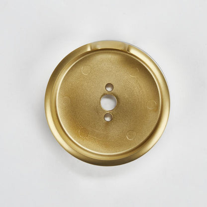 Kitchenaid W11317495 JennAir 3-IN D Single Bezel for Rise-Style Commercial Range and Rangetop Burner Griddle Knobs - Brass