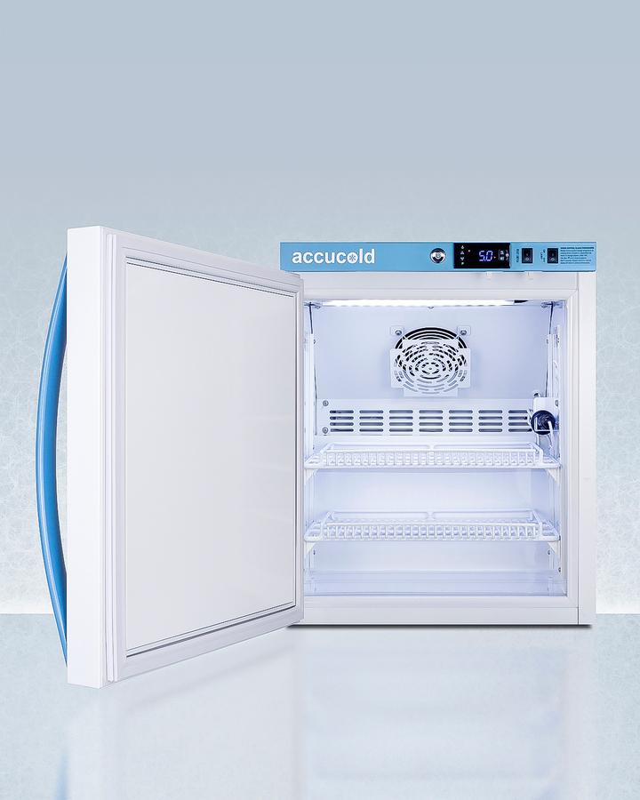 Summit ARS2PV456LHD 2 CU.FT. Compact Vaccine Refrigerator, Certified To Nsf/ansi 456 Vaccine Storage Standard