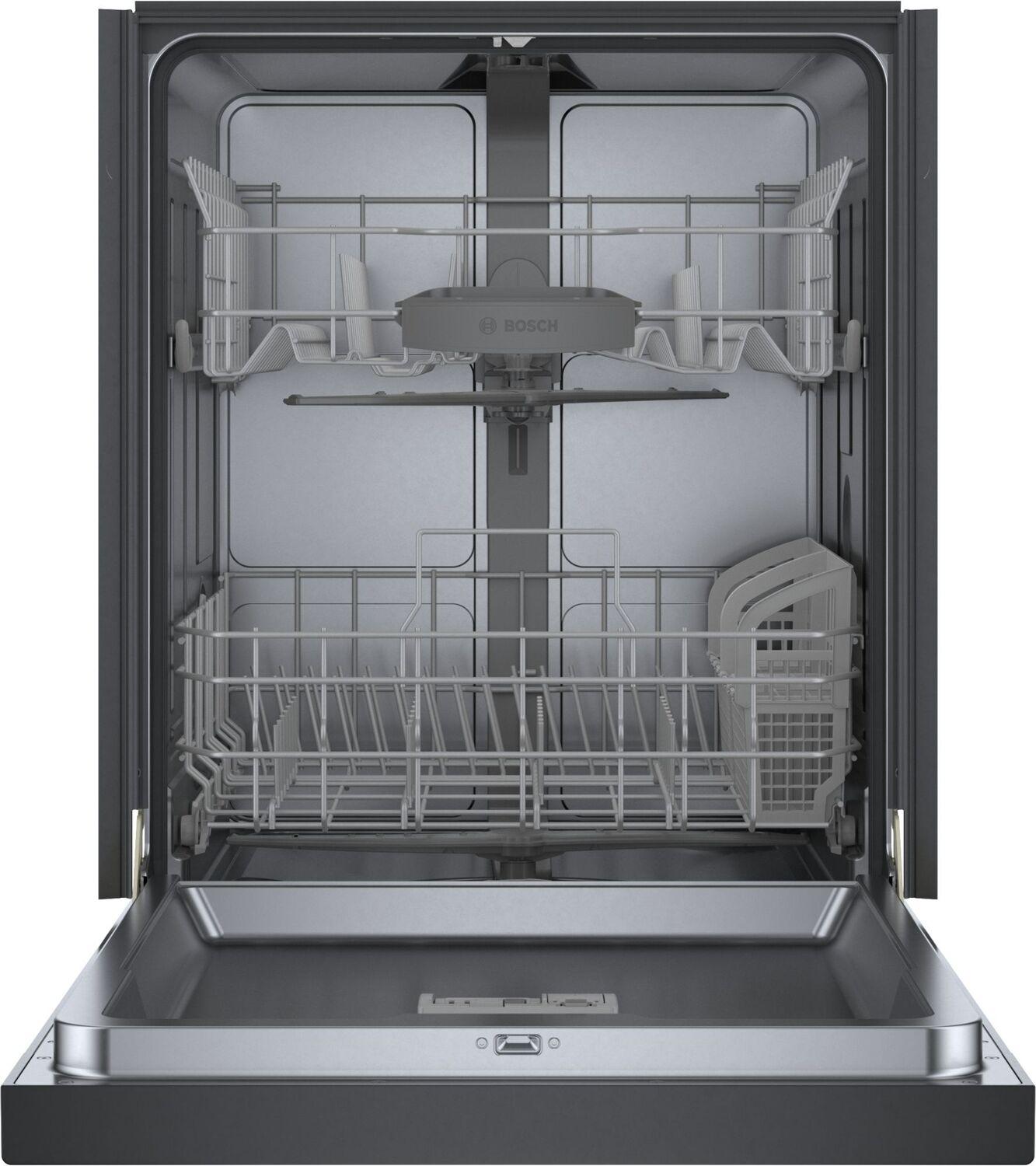 Bosch SHE41CM6N 100 Series, built-under dishwasher, 24'', Black
