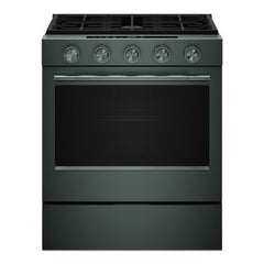 Kitchenaid KSGS530SJP 5.0 Cu. Ft. Smart Slide-in Gas Range with Convection Cooking Modes and 2-in-1 Burner