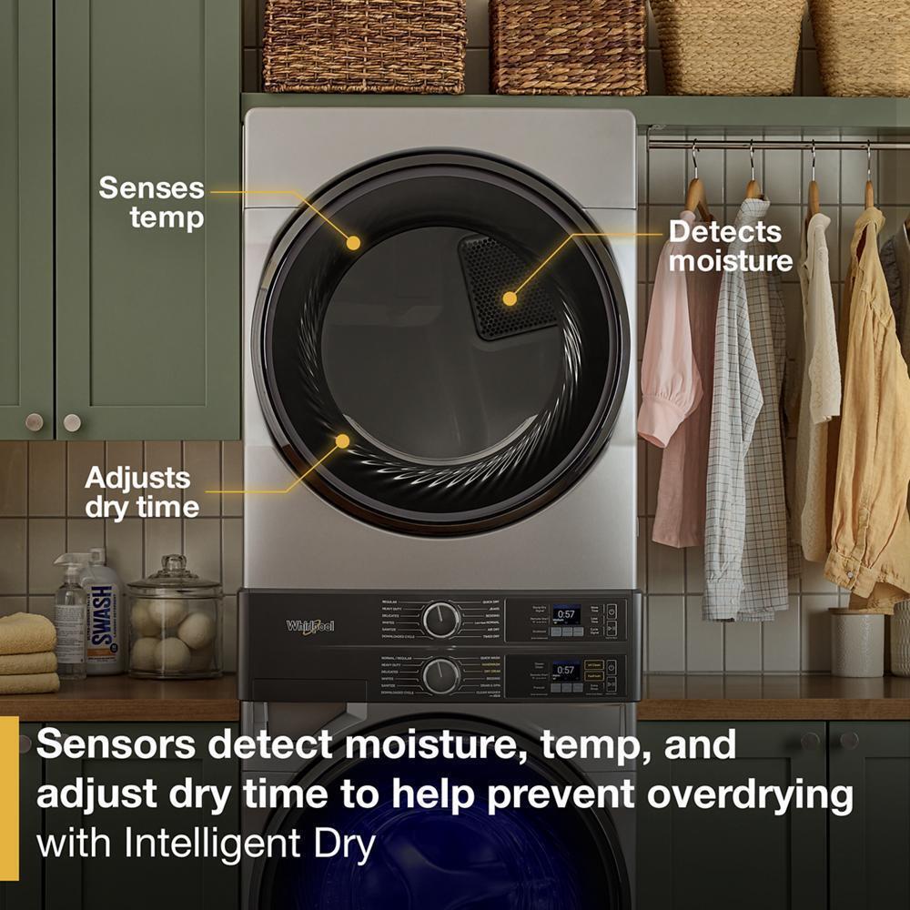 Whirlpool WGF5727TR Smart ENERGY STAR® Front Load Laundry Tower with UV Clean Technology & FreshFlowTM Vent System 4.5 cu. ft. Washer & 7.4 cu. ft. Gas Dryer