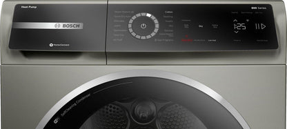 Bosch WQB245AXUC 800 Series, heat pump dryer, Silver inox